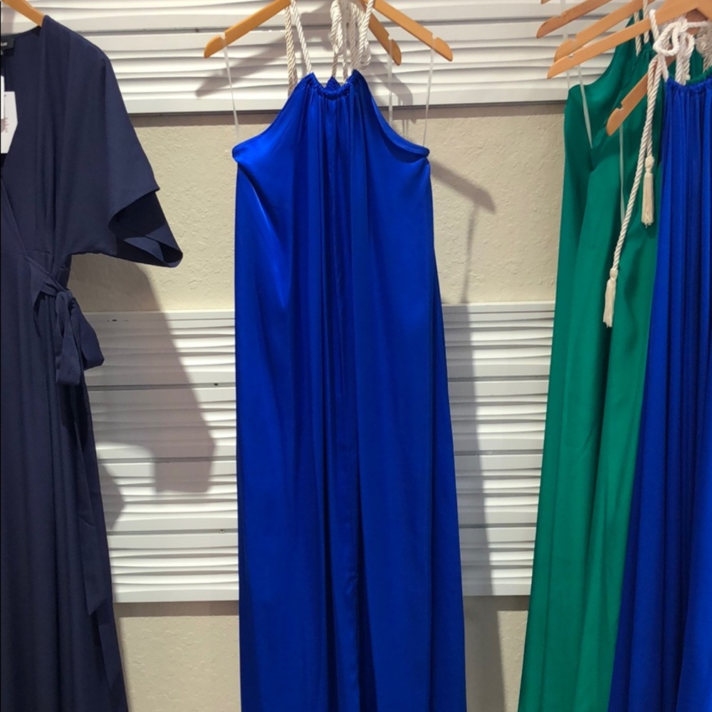 Royal blue Julian Chang maxi dress